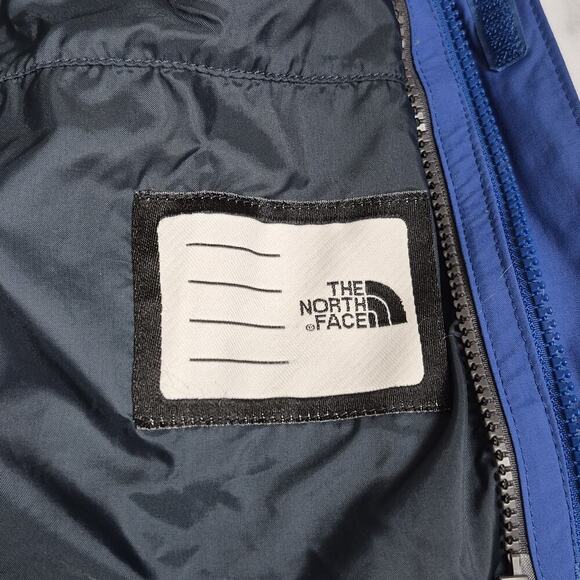 The North Face Boys Jacket Large Blue Hyvent Windbreaker Reflective Waterproof - Picture 8 of 11